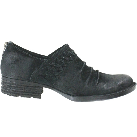 Born Women Katharina Distressed Leather Ankle Shoes boots sz 8.5M - Picture 1 of 14